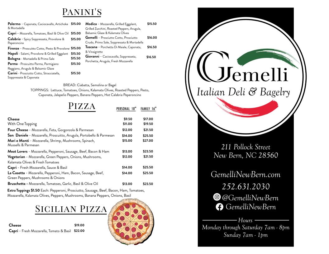Gemelli Italian Deli & Bagelry